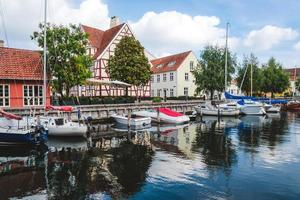 christianshavn haven in Kopenhagen foto