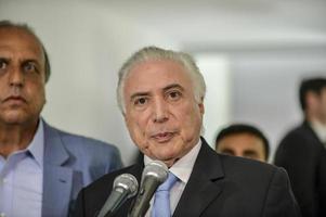 de president van Brazilië Michel temer foto