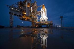 sts-135 Atlantis pre-lancering Aan juli 7, 2011 Bij de NASA Kennedy ruimte centrum in kaap canaveral, Florida foto