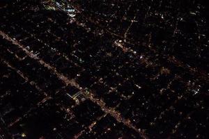 Mexico stad antenne nacht visie panorama van zwaar verkeer foto