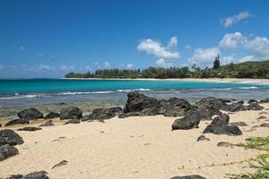 golven Aan Hawaii strand panorama foto