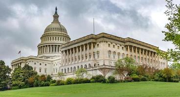 Washington dc Capitol visie Aan regenachtig dag foto