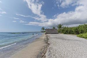 hawaiiaans hut Aan de strand foto