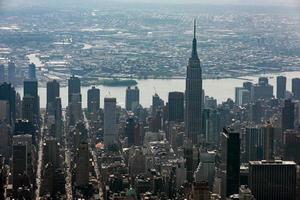 nieuw york Manhattan antenne visie foto