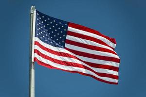 Verenigde Staten van Amerika Amerikaans vlag sterren en strepen detail foto