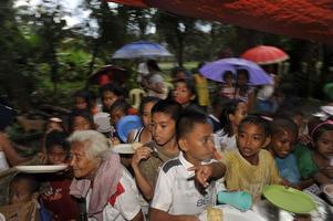 cebu - Filippijnen - 1 januari 2013 - jaar- wees kinderen partij foto