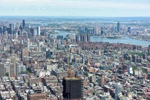 nieuw york - Verenigde Staten van Amerika - 13 juni 2015 Manhattan antenne visie van vrijheid toren foto