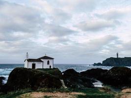 de maagd del puerto kapel. Galicië Spanje foto