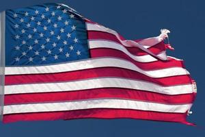 Verenigde Staten van Amerika Amerikaans vlag sterren en strepen foto