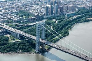 Luchtfoto van Manhattan foto