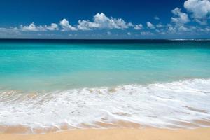 golven Aan Hawaii strand panorama foto