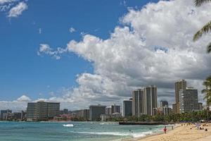 waikiki strand panorama foto