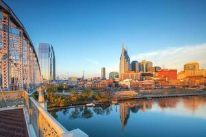 Nashville Tennessee skyline van het centrum foto