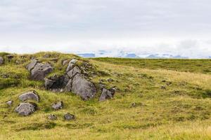 landschap van dyrholaey schiereiland in IJsland foto