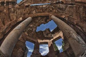 villa Adriana oude Romeins ruïnes van keizer paleis foto