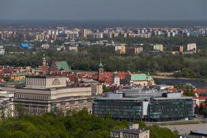 Warschau skyline met Warschau torens foto