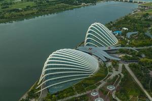 visie van Singapore stad horizon foto