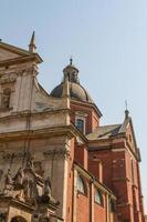 kerk van de heiligen peter en paul in het oude stadsdeel van krakau, polen foto