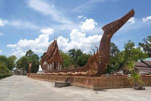 wat verbod na muang boeddhistische tempel in ubon ratchathani, thailand foto