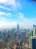 de skyline van de stad van new york