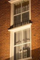 ramen van een oud gebouw foto
