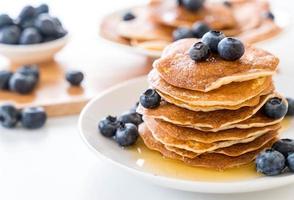 pannenkoeken met bosbessen foto