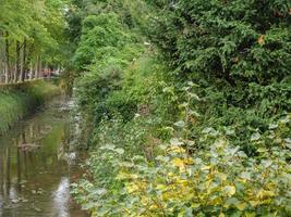 de stad van coesfeld Bij de rivier- berkel in Duitsland foto