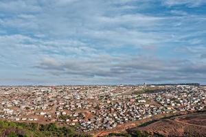 Afrikaanse sloppenwijk foto
