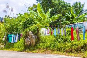 landschap stadsgezicht panorama wegen auto's gebouwen Woud natuur phuket Thailand. foto