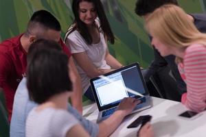 studenten groep studie foto