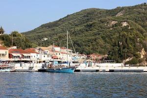 parga stad Griekenland mooi oud kleurrijk gebouw exploratie op reis achtergrond hoog kwaliteit prints foto