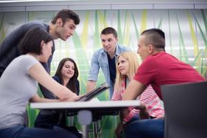 studenten groep studie foto