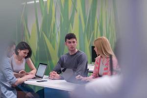 studenten groep studie foto