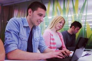 studenten groep studie foto