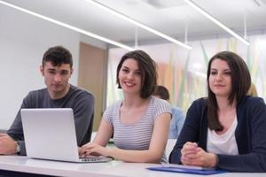 studenten groep studie foto