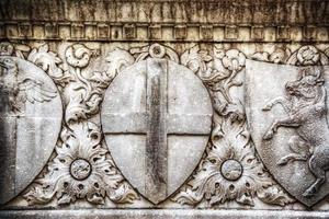 close-up van laag reliëf in Santa Croce