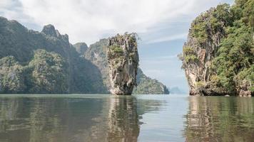 James binding eiland in phang nga baai, Thailand foto