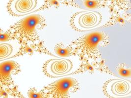 mooie zoom in de oneindige wiskundige mandelbrot set fractal. foto