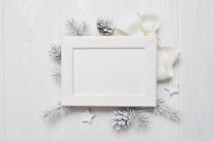 mockup kerst wenskaart foto