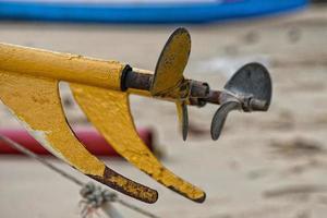 visser boot propeller foto