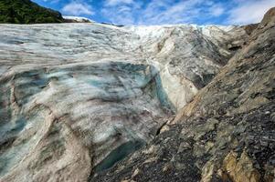 Alaska mendenhall gletsjer visie landschap foto