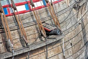 oud vaartuig zeil schip detail foto