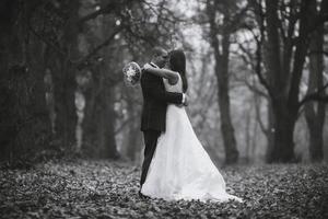 bruid en bruidegom foto