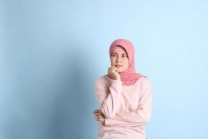 vrouw met hijab foto