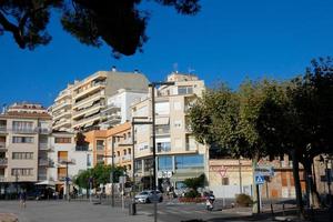 sant feliu de guixolen stad- Aan de costa bravoure, Spanje foto