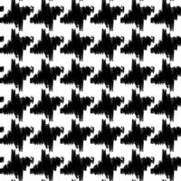 naadloos mode patroon. hond toth zwart en wit textuur. Schotse ruit afdrukken. foto