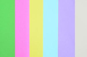 structuur achtergrond van mode pastel kleuren. roze, paars, geel, groente, beige en blauw meetkundig patroon papieren. minimaal abstract foto
