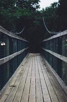 lege houten brug foto
