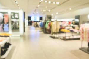 abstract vervagen kleding boetiek winkel weergave interieur van winkelcentrum achtergrond foto