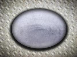 ronde metaal bord foto